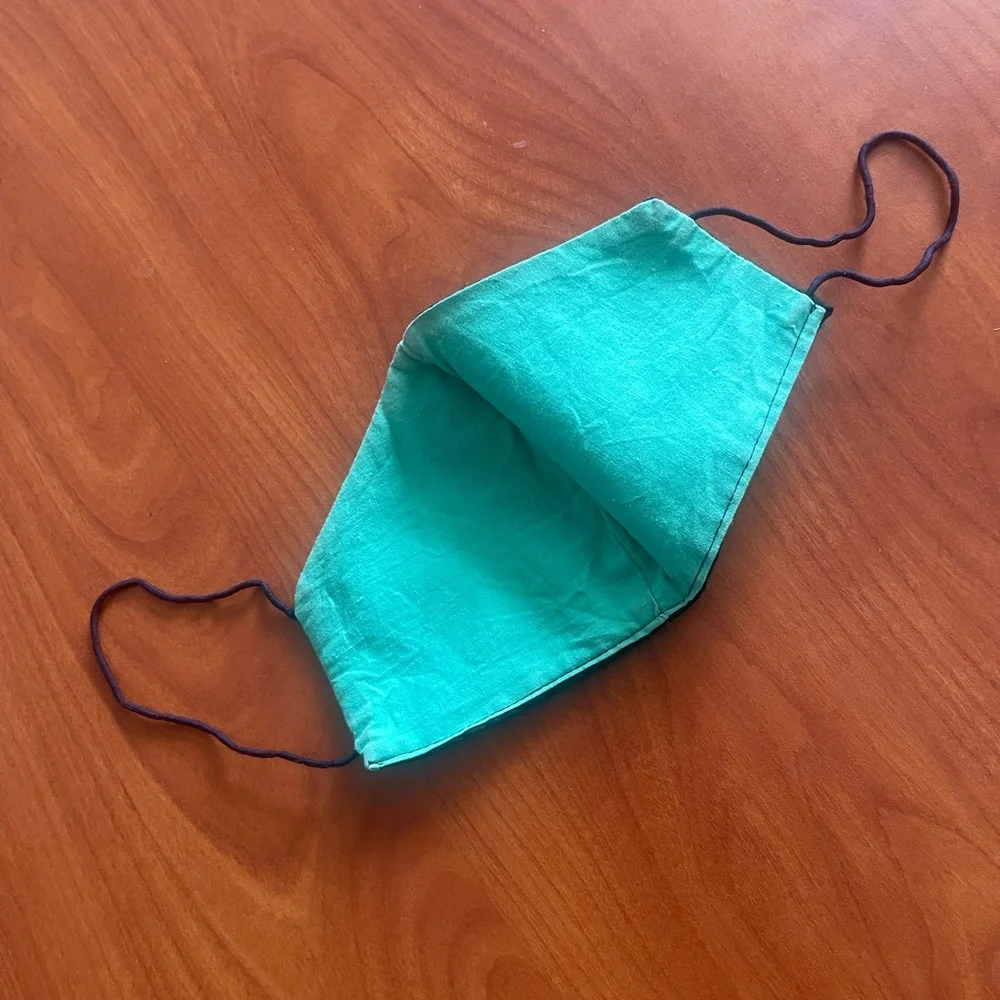 Black and Green Face Mask